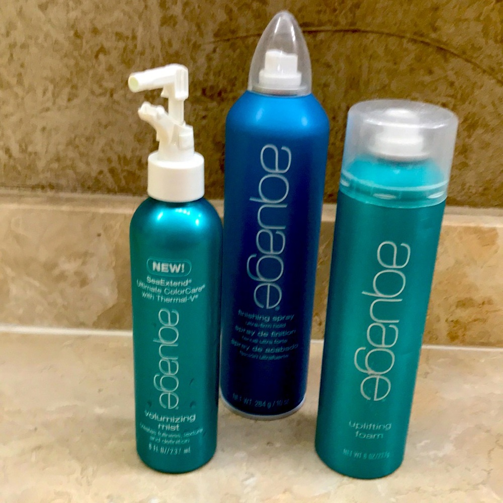Aquage hair care bundle.